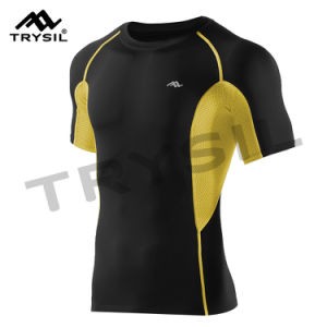 Compression T-Shirt Tight High Elastic Short-Sleeve Fitness for Men