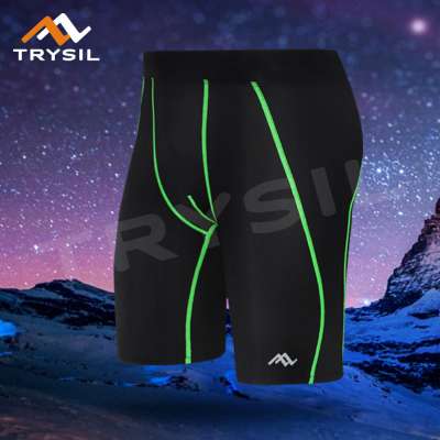 Popular Gent Sport Shorts Men Tight Compression Wear for Sport