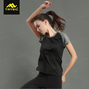 Women′s Sports Wear Compression Tops Fitness Clothing